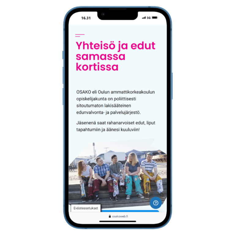 Osakoweb mobiili